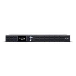 Cyberpower OR1500ERM1U SAI Interactivo de Línea Rack 1U, 1500VA/900W, 6 Salidas IEC C13, AVR, Pantalla LCD, Onda Senoidal Simulada